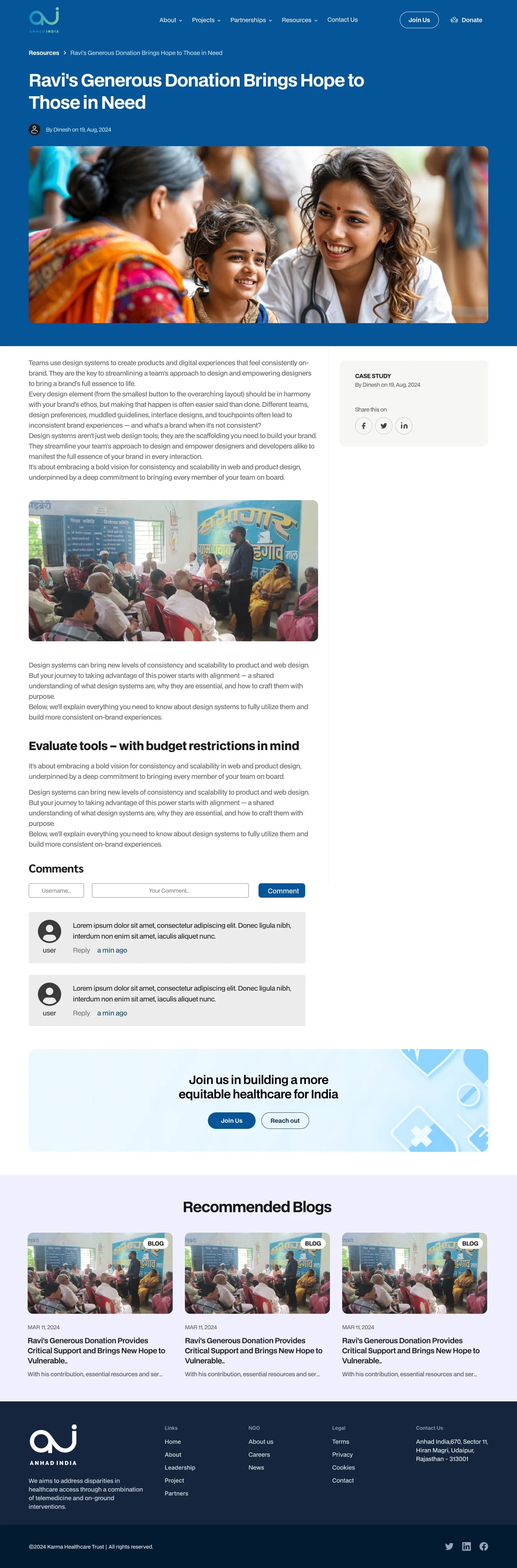 Article template