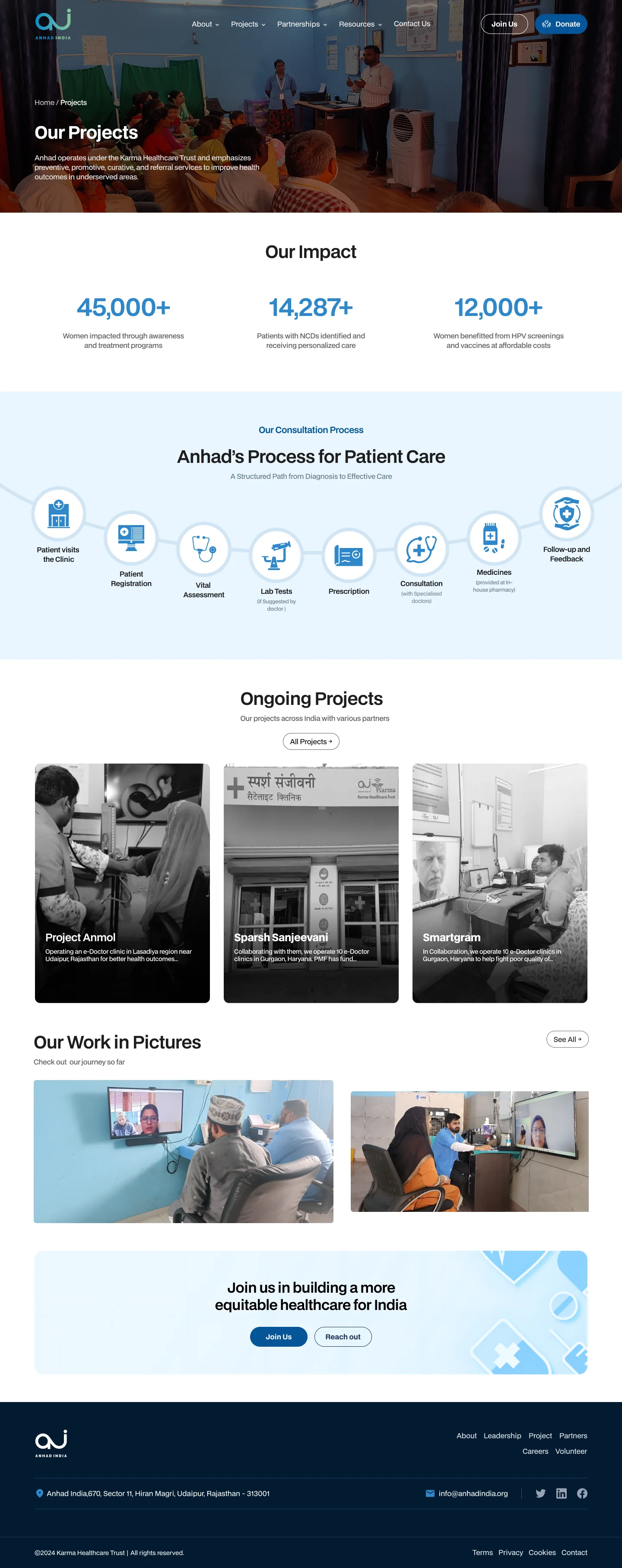 Projects template