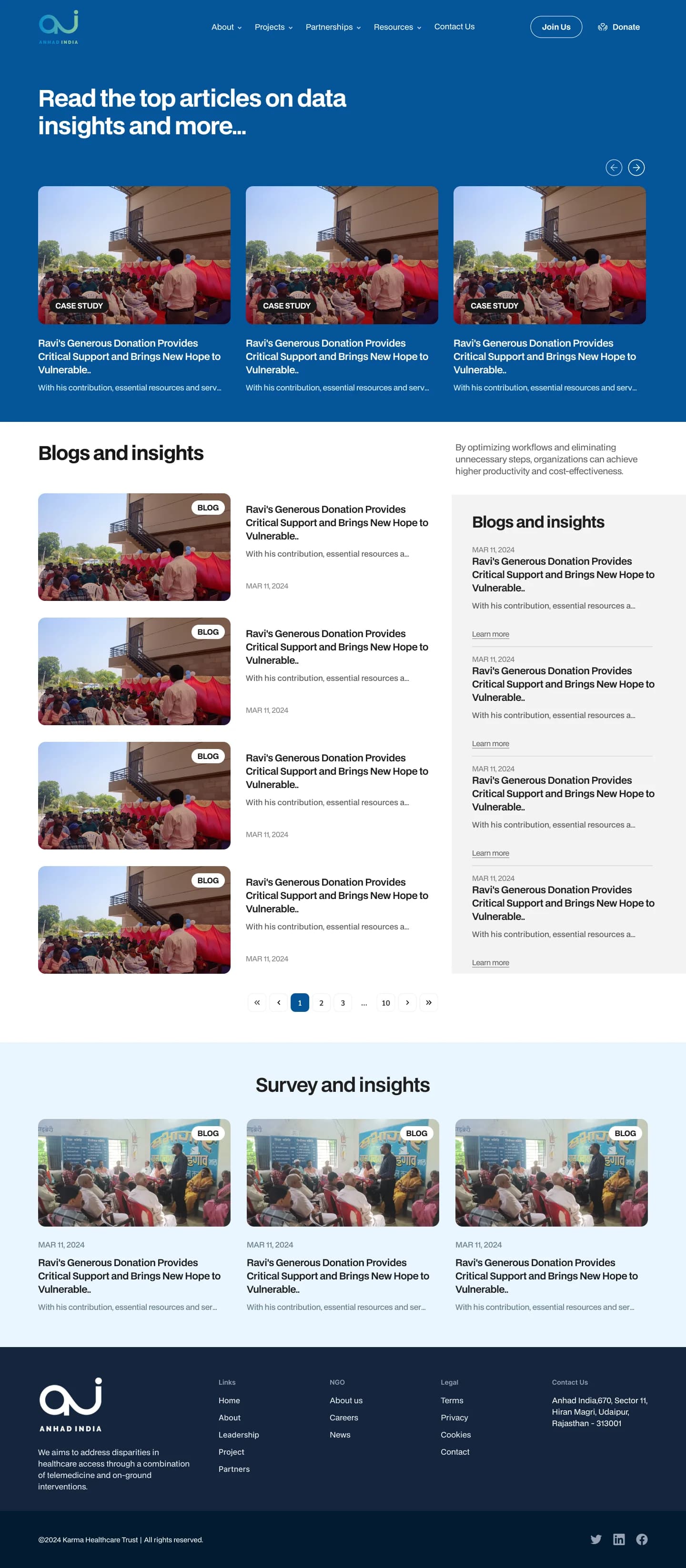 Resources template
