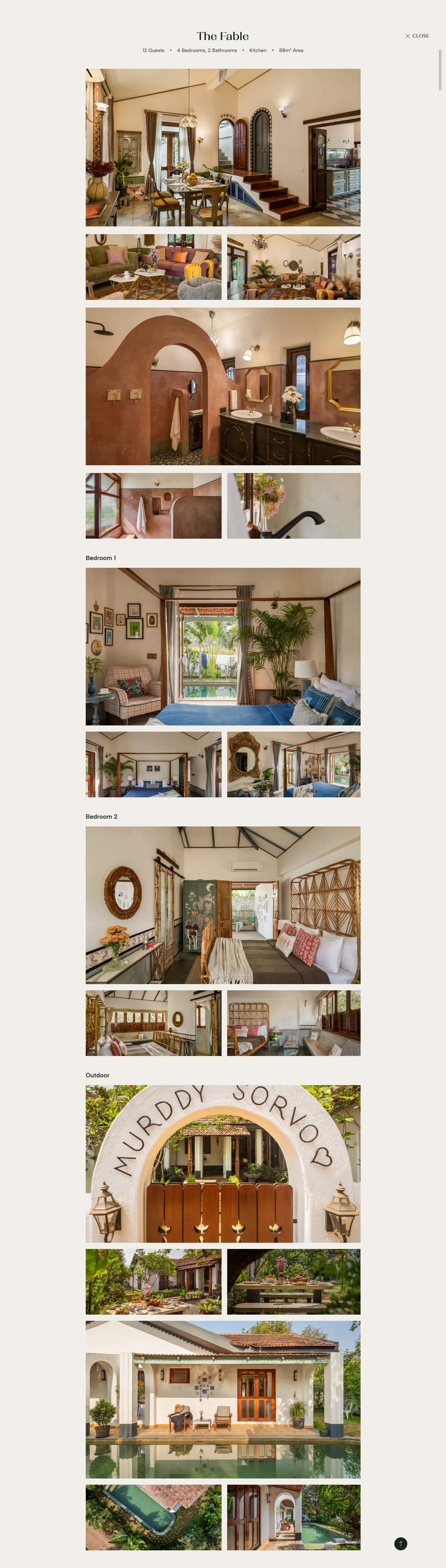 Gallery, the full desktop page